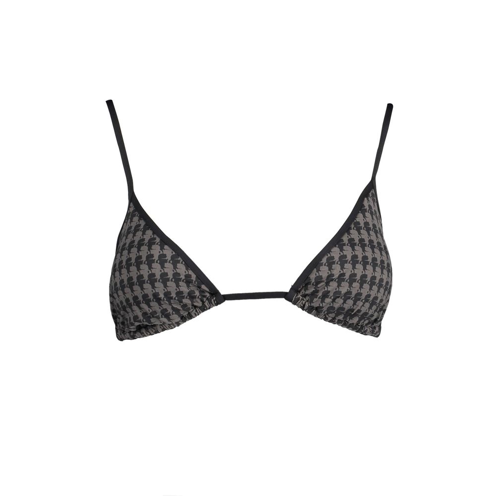 Black Elastane Swimwear