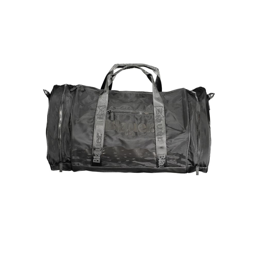 Black Polyester Handbag