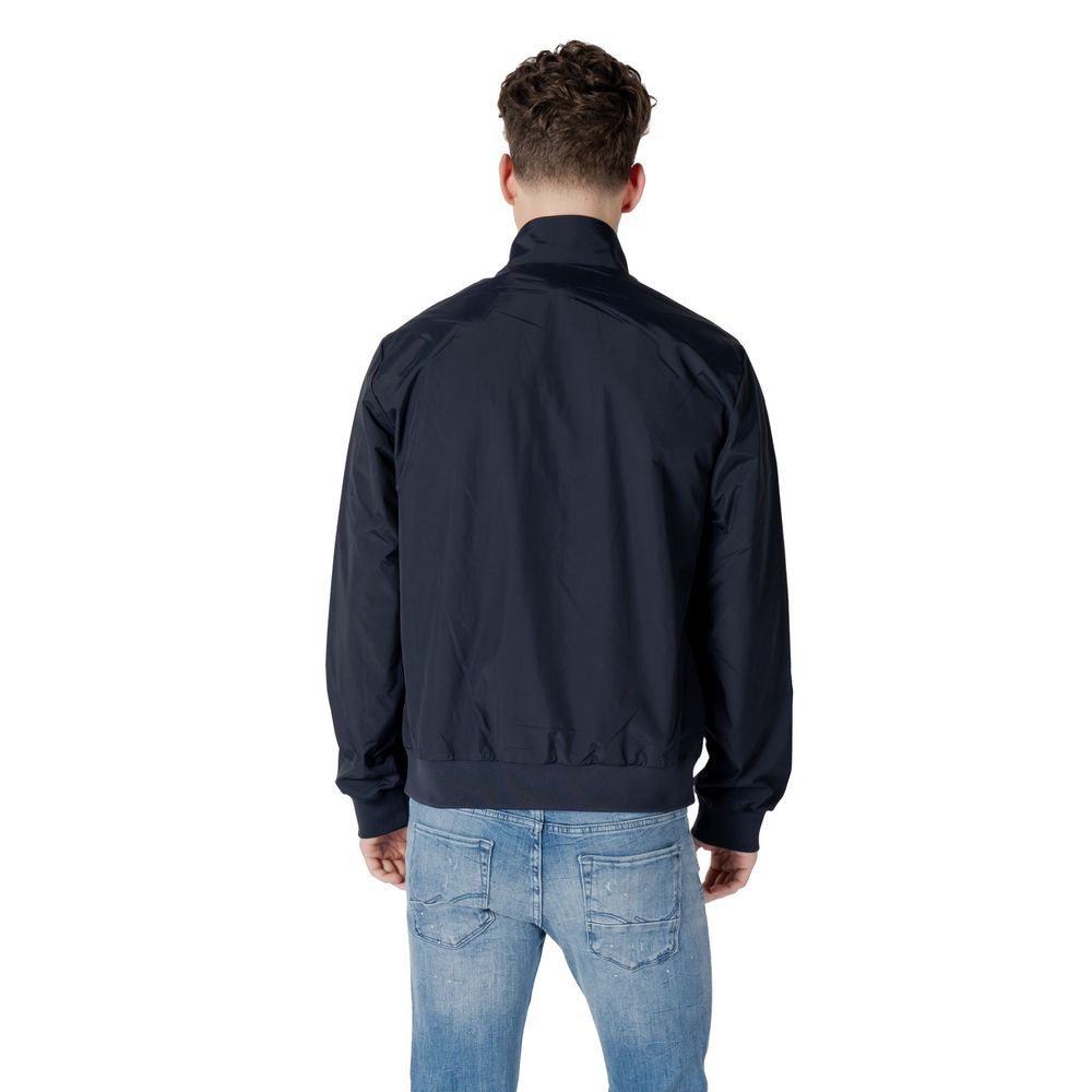 Blue Polyamide Jackets & Coat