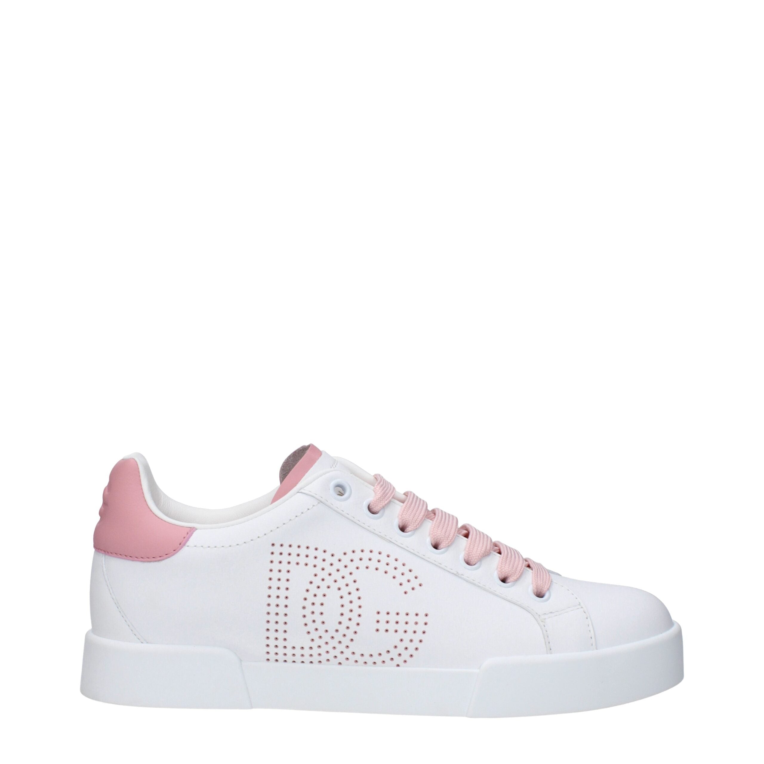 White Leather Low Tops