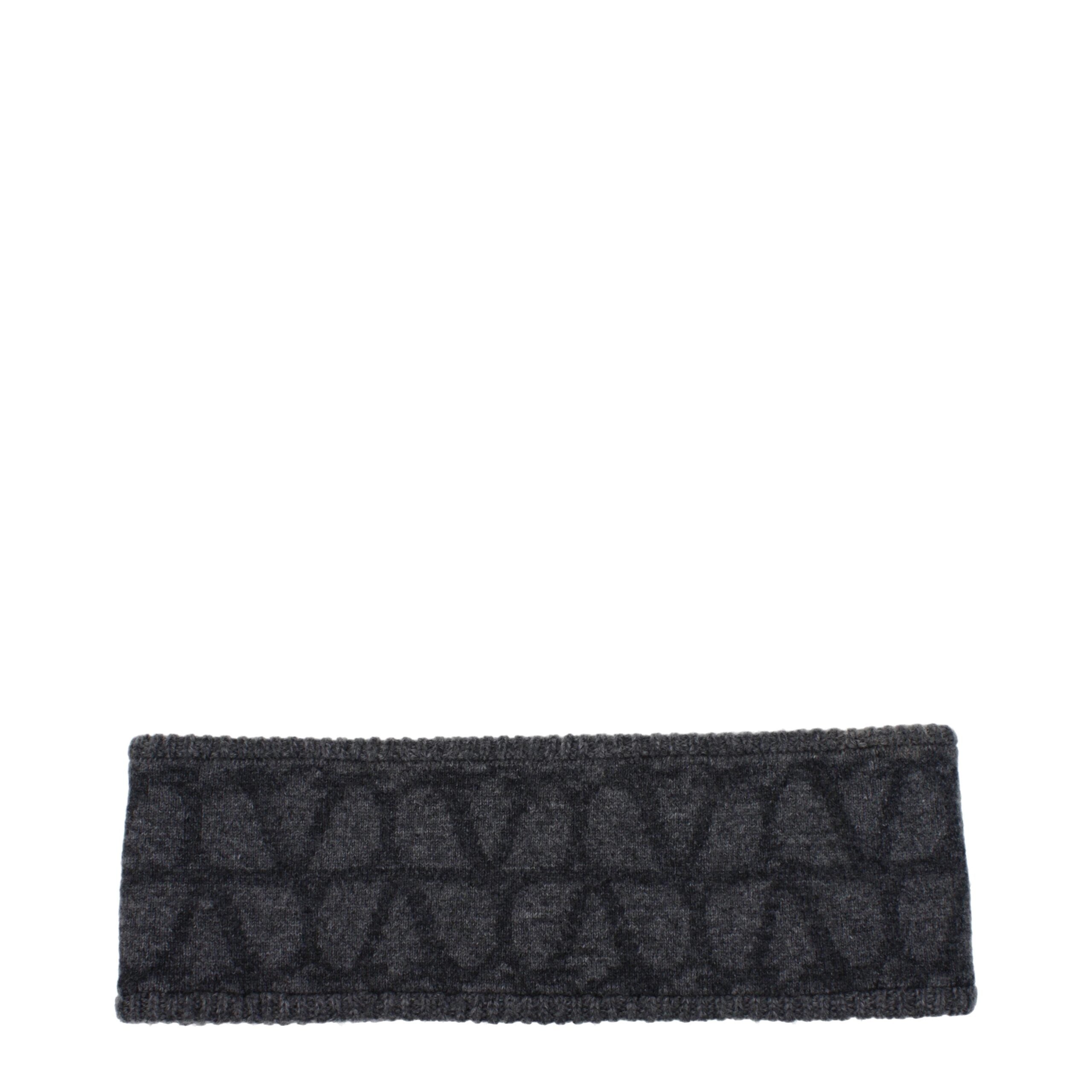 Gray Wool Headbands