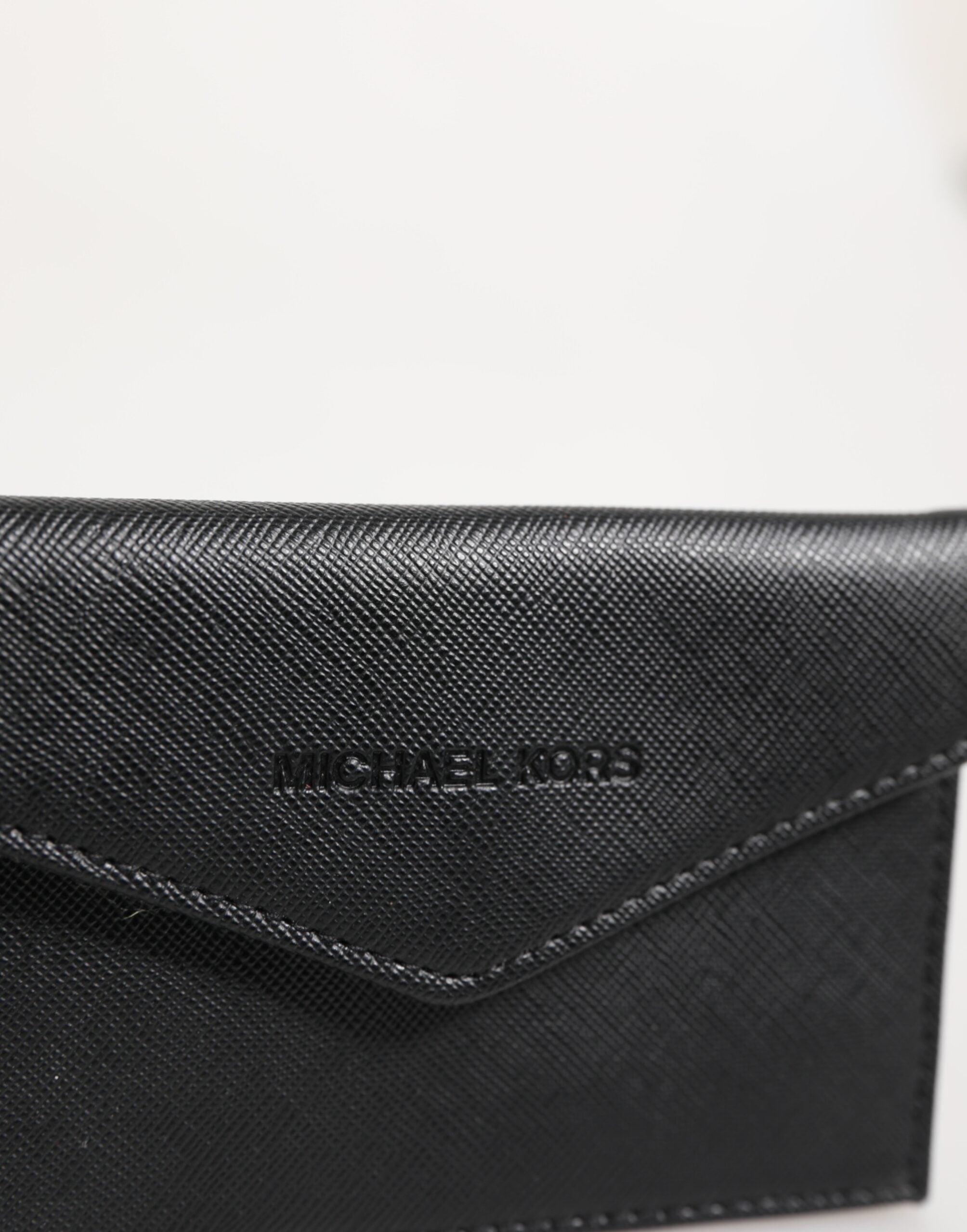 Black Saffiano Leather Envelope Holder Men's Accessory Wallet