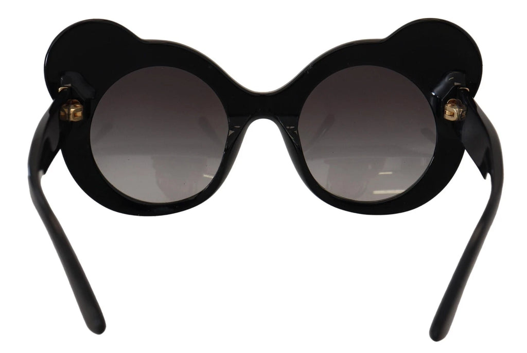 DG4325BM White Black Acetate Crystal Shades Sunglasses
