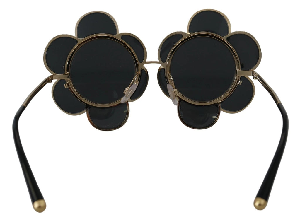 DG2201 Black Lens Gold Frame LIMITED EDITION Sunglasses