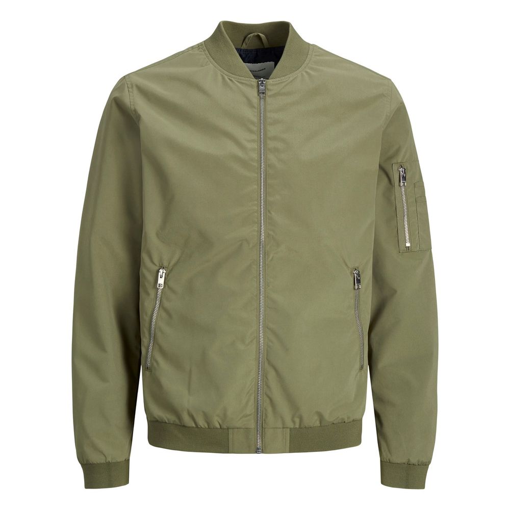 Green Polyester Jackets & Coat