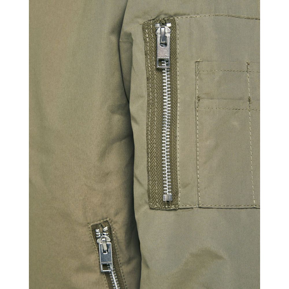Green Polyester Jackets & Coat