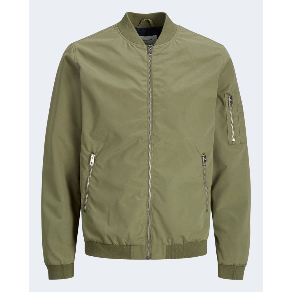 Green Polyester Jackets & Coat