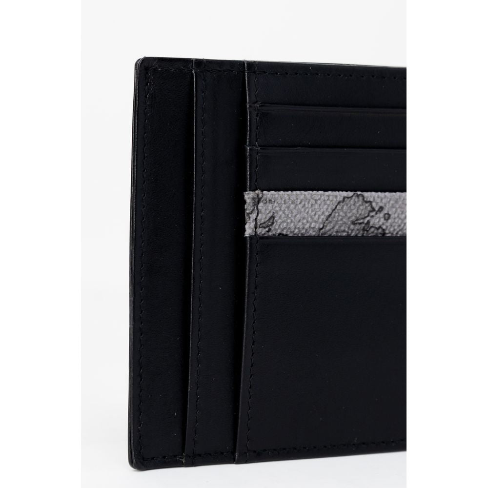 Gray Leather Cardholder