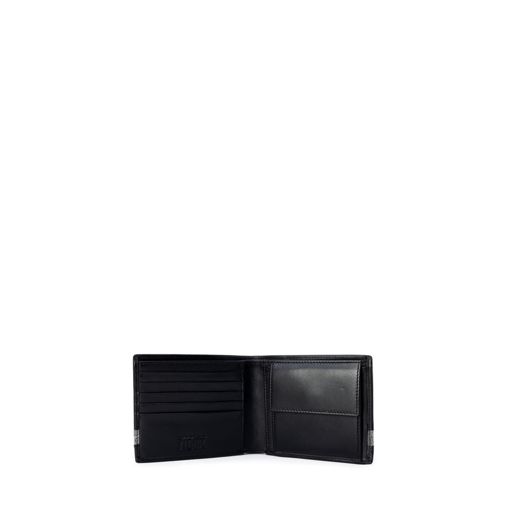 Gray Leather Wallet