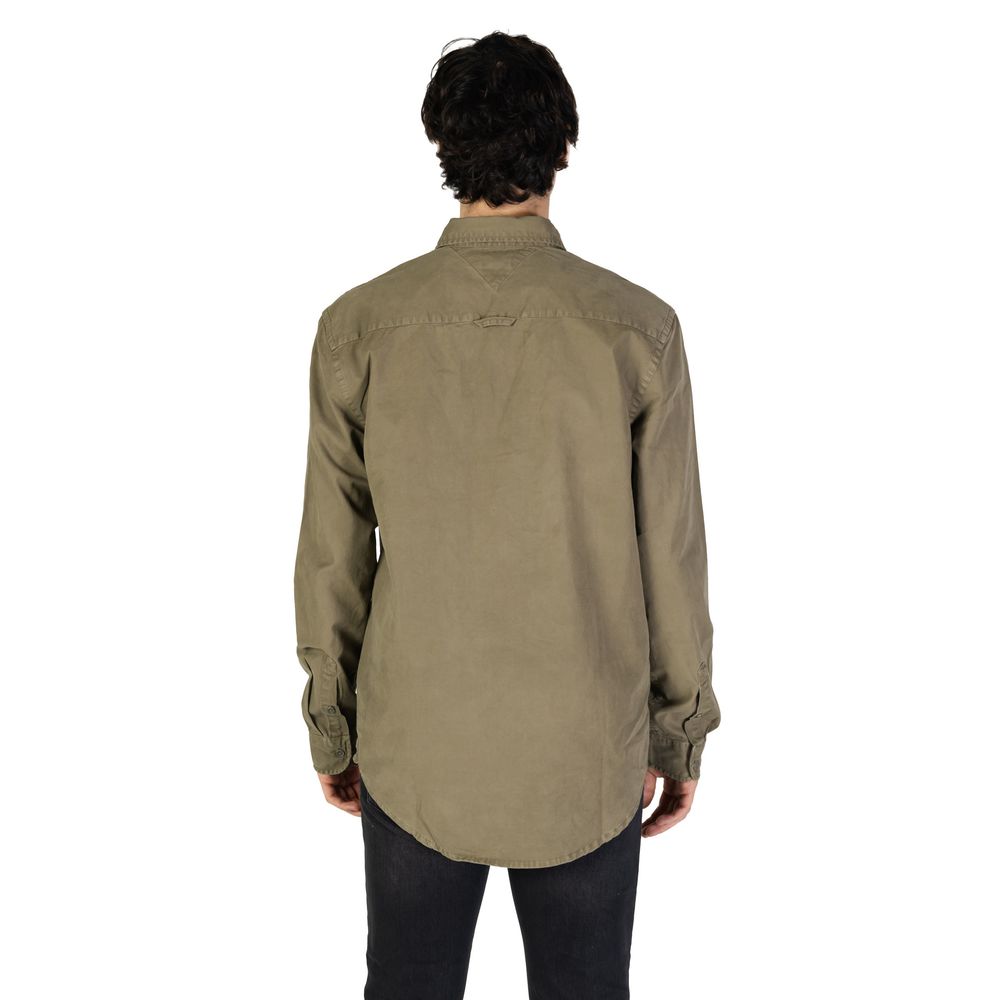 Green Recycled Cotton Shirt