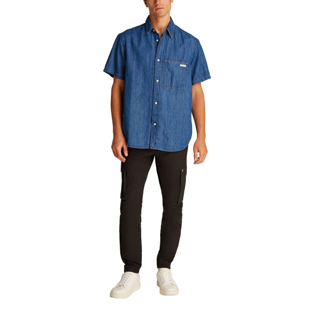 Blue Cotton Shirt