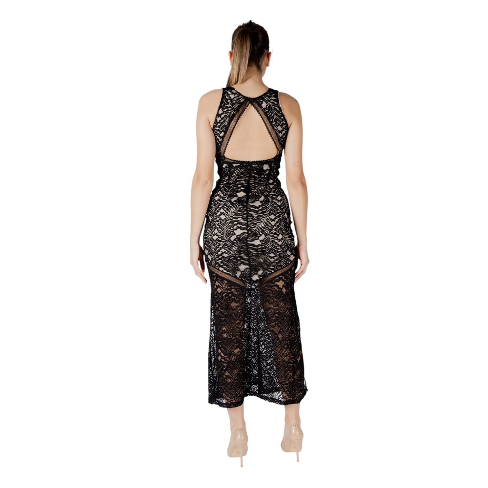 Black Polyester Long