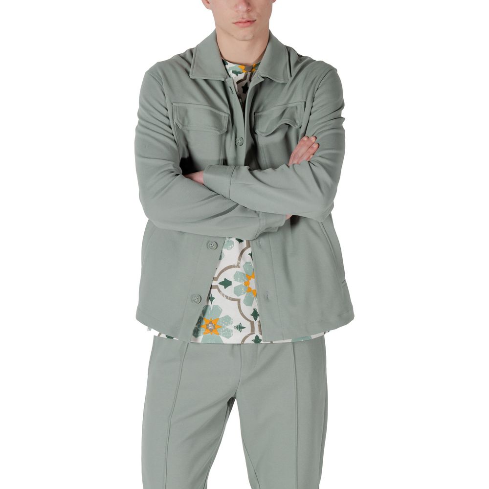 Green Polyester Shirt