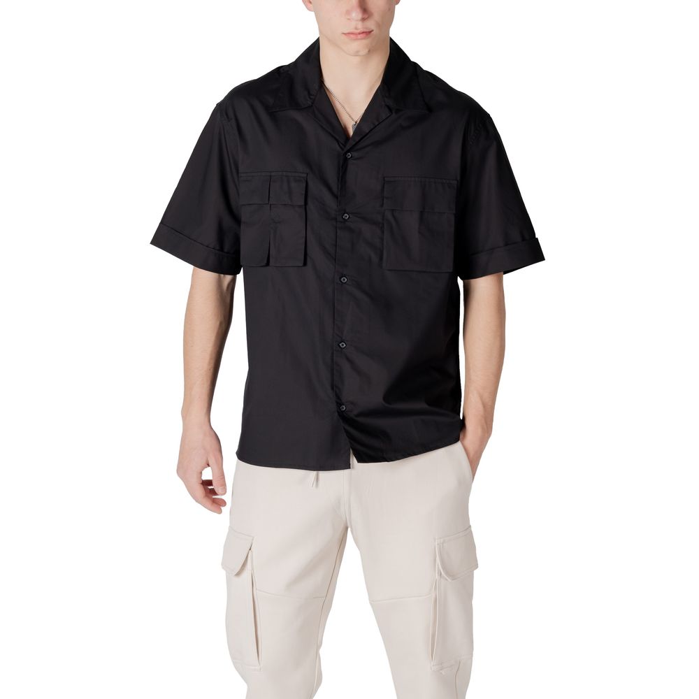 Black Lyocell Shortsleeve
