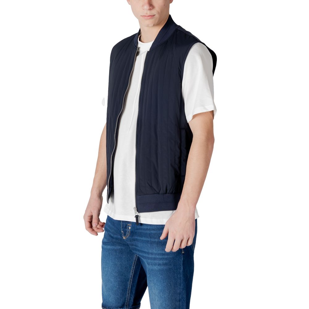 Blue Cotton Jackets & Coat