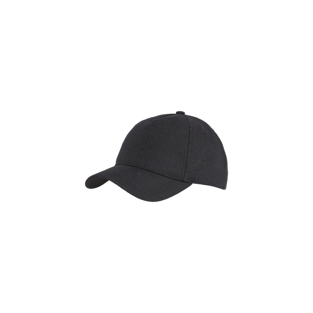 Black Recycled Polyester Caps Baseball Hat