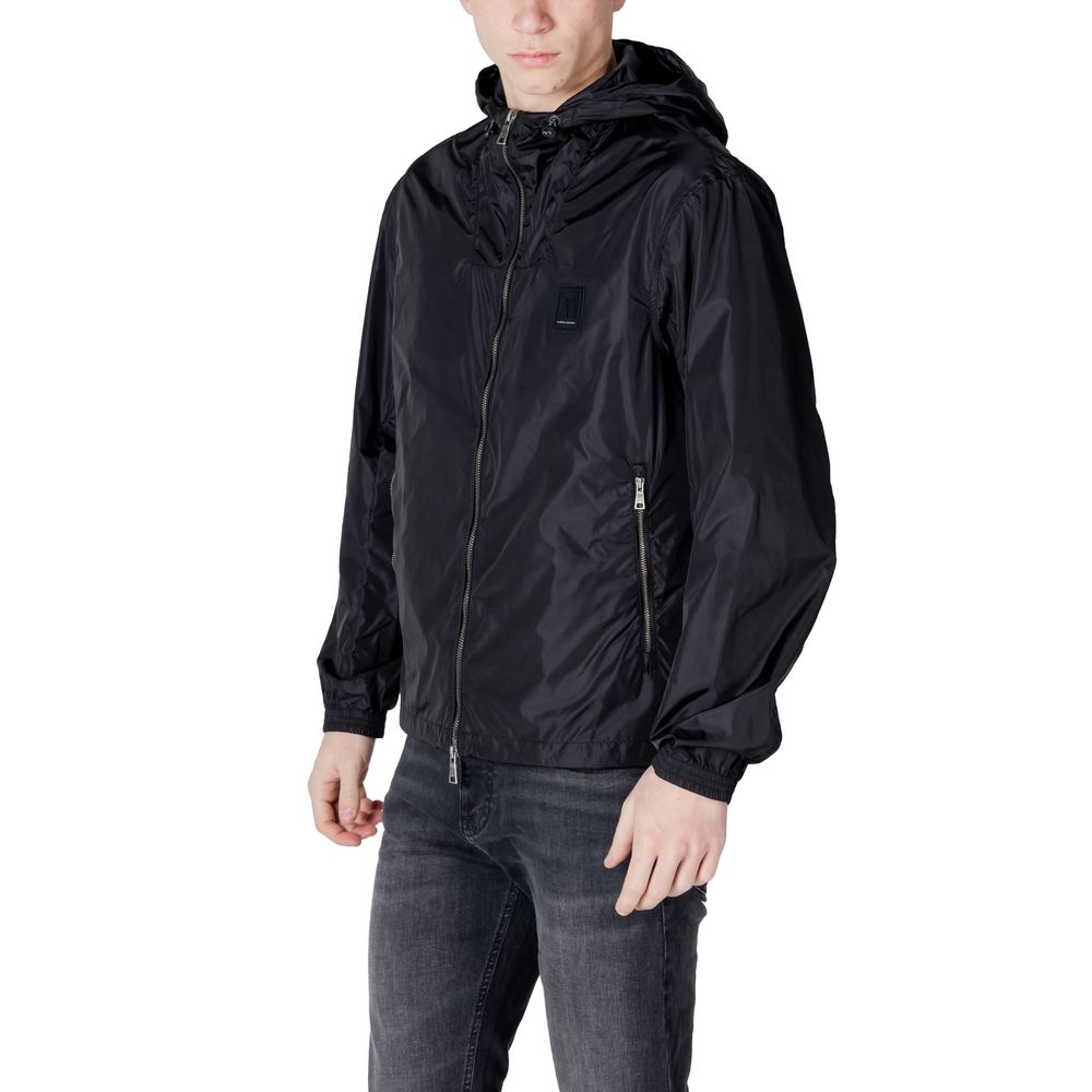 Black Polyamide Jackets & Coat