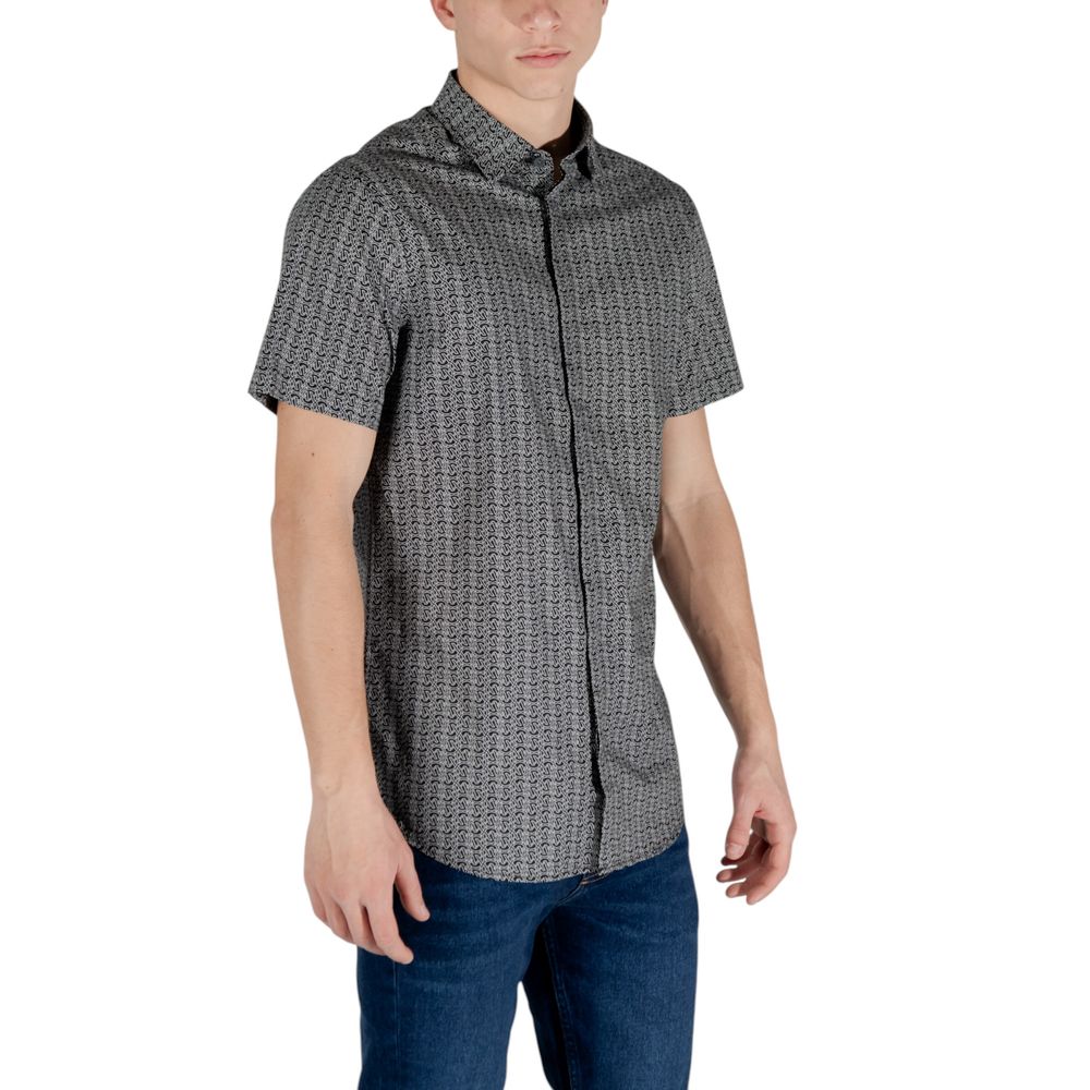 Black Cotton Shortsleeve