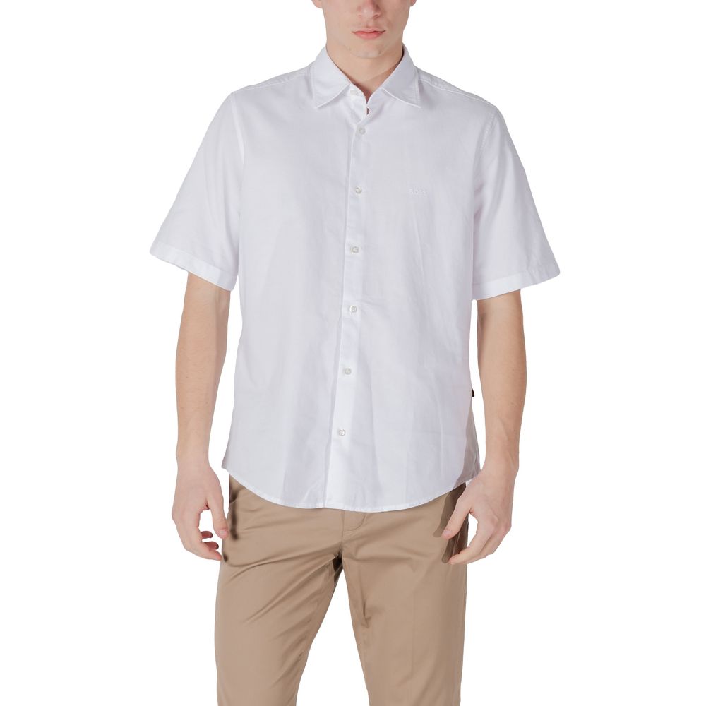 White Cotton Shortsleeve