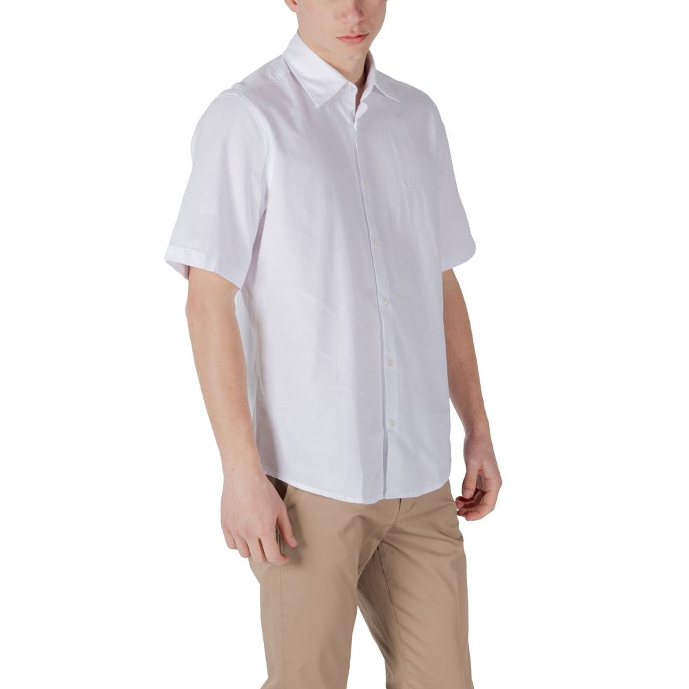 White Cotton Shortsleeve