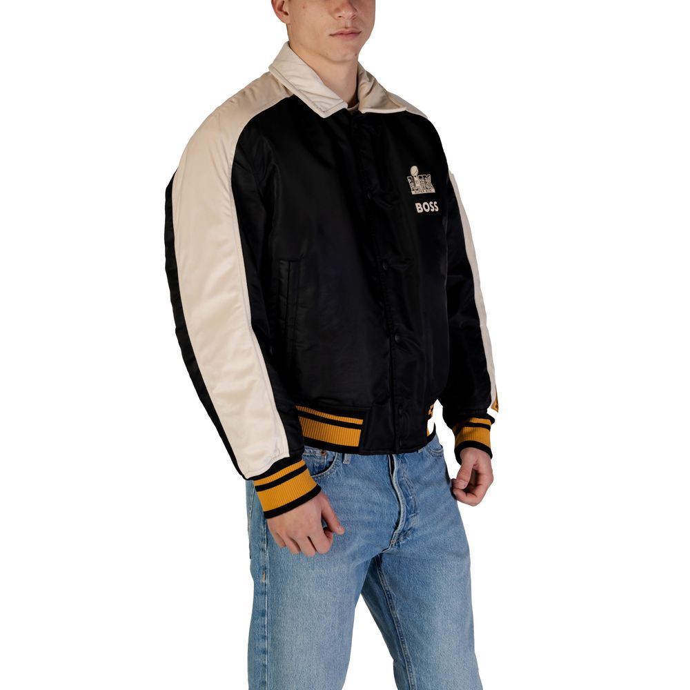 Black Polyamide Jackets & Coat