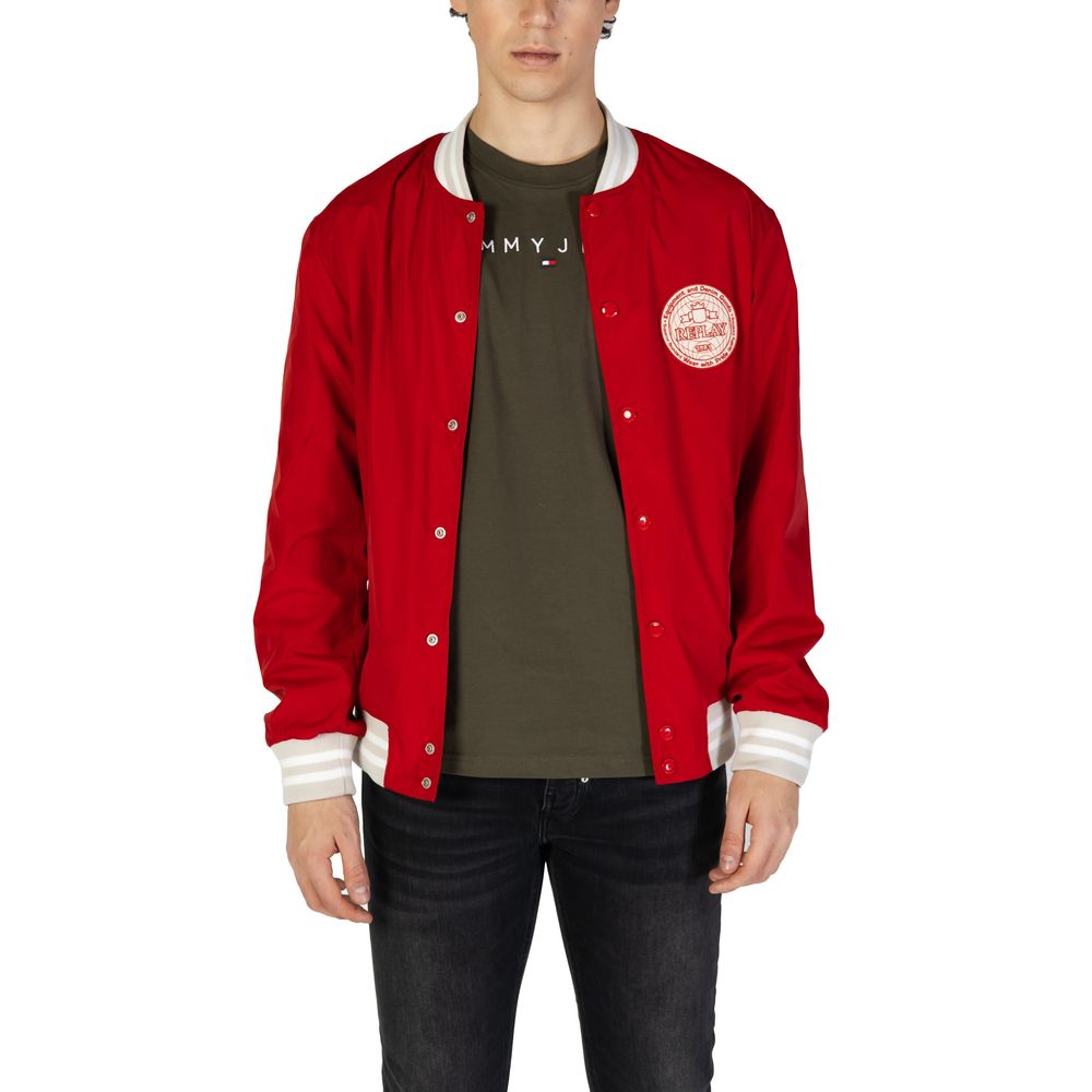 Red Cotton Jackets & Coat