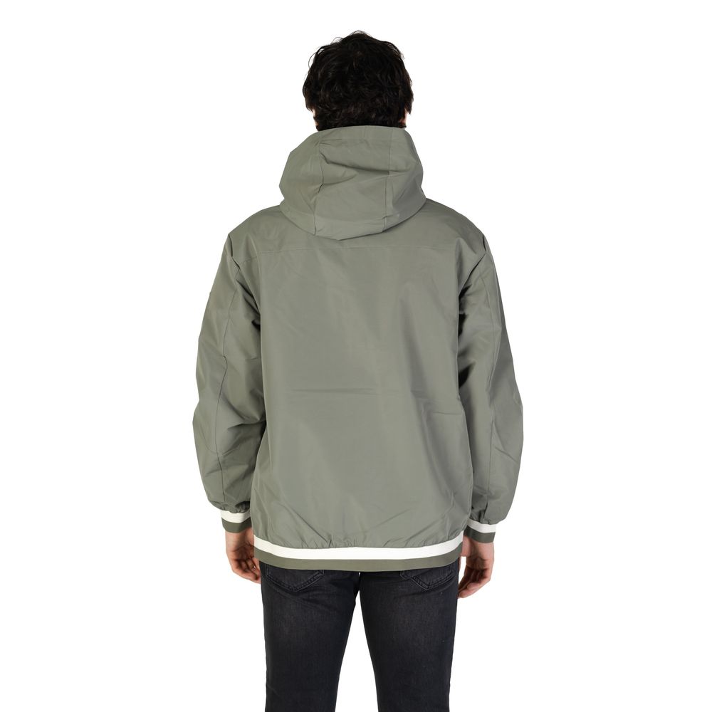 Green Polyester Jackets & Coat