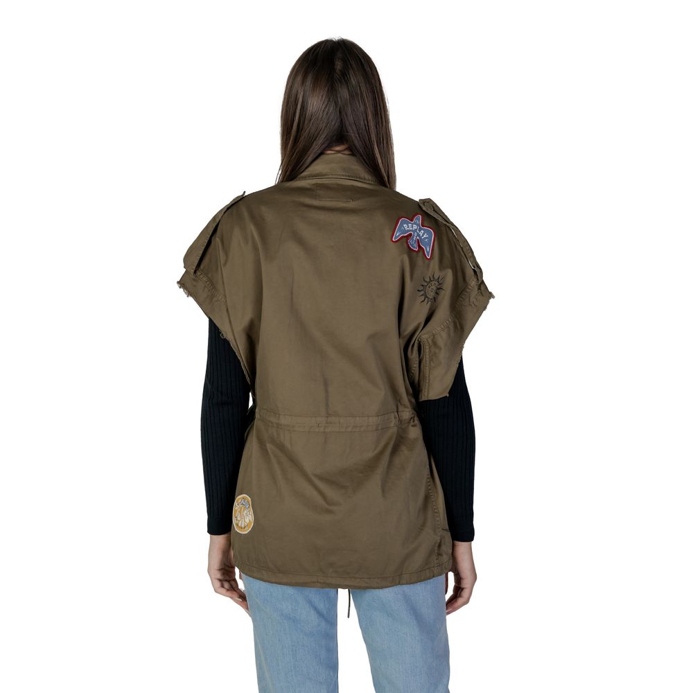 Green Cotton Jackets & Coat