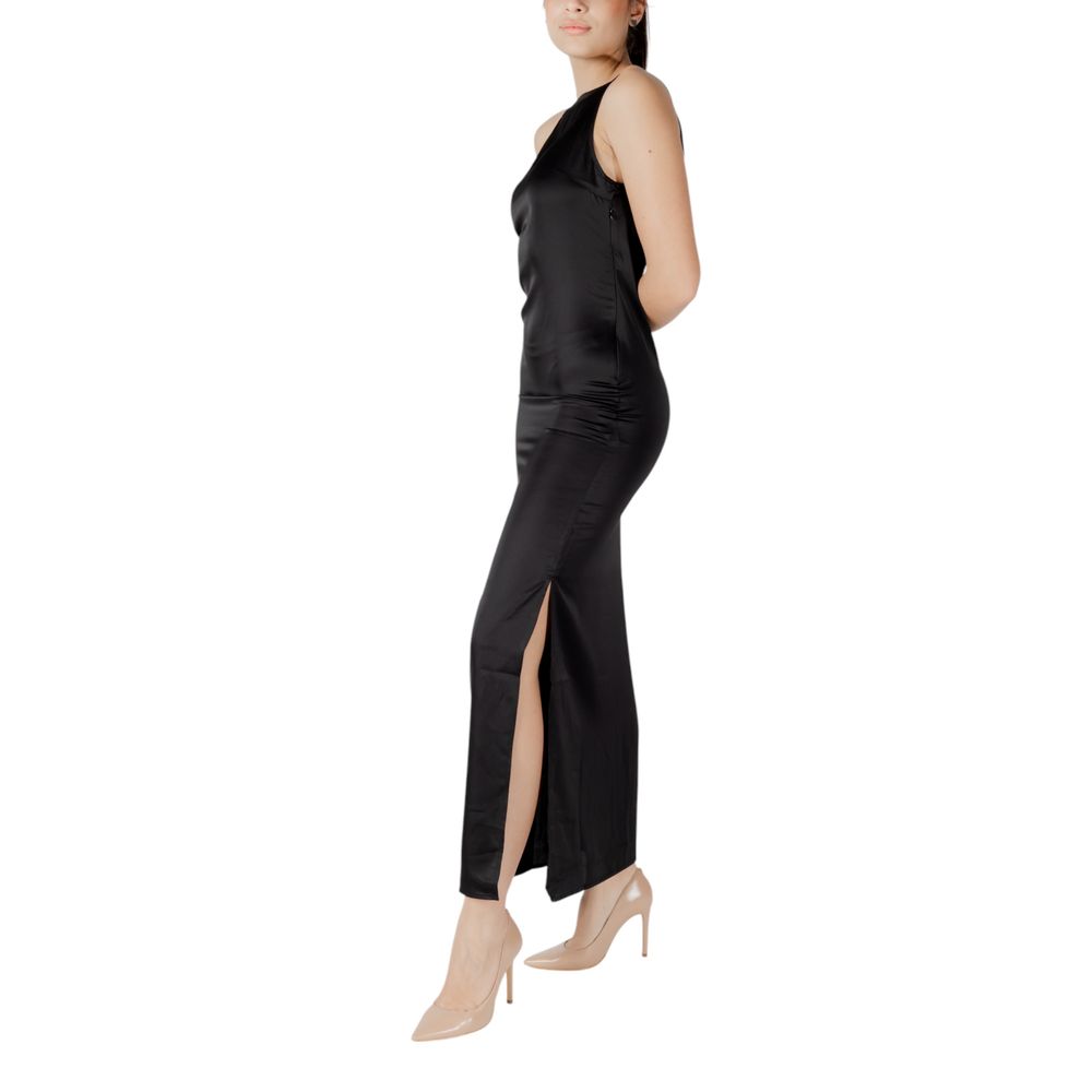Black Recycled Polyester Long