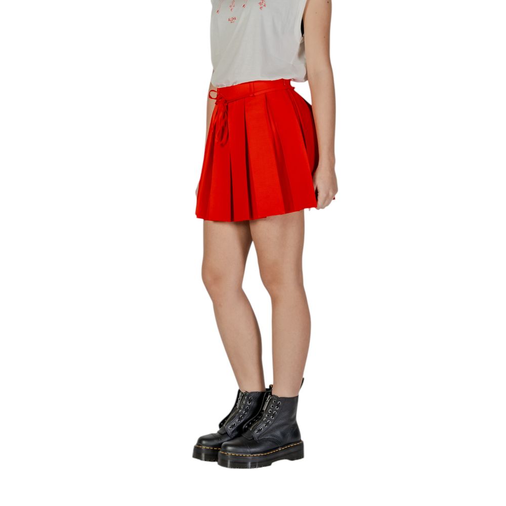 Red Recycled Polyester Mini