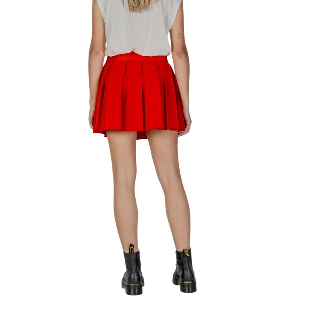 Red Recycled Polyester Mini