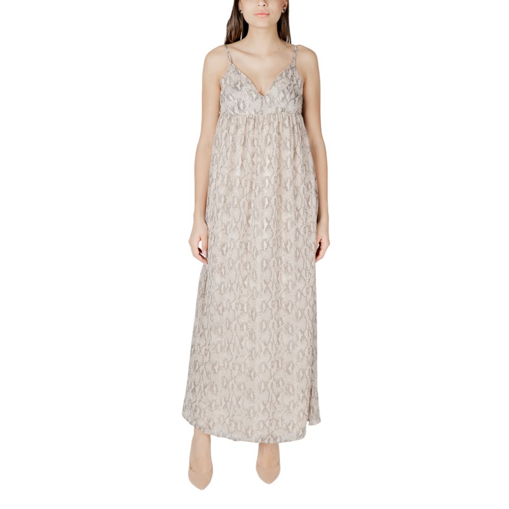 Beige Recycled Polyester Long