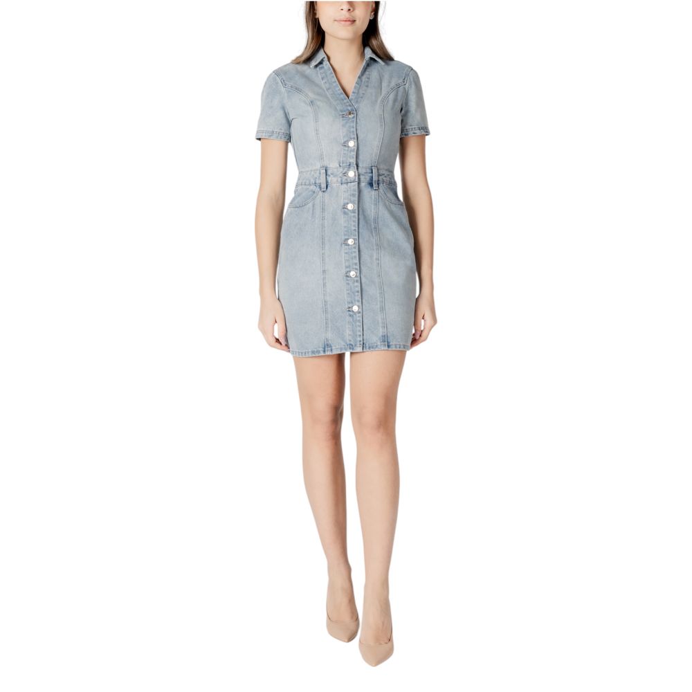 Blue Cotton Midi