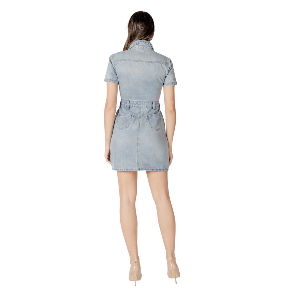 Blue Cotton Midi