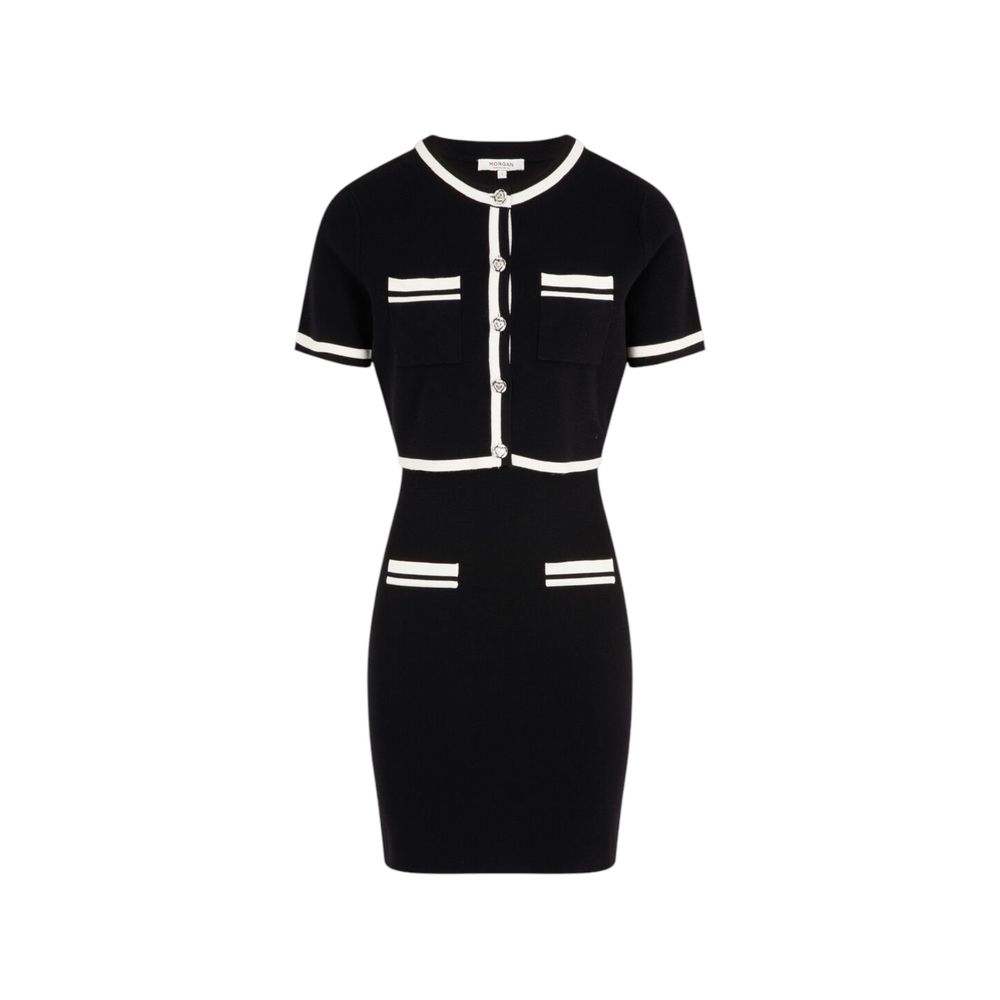 Black Viscose Short