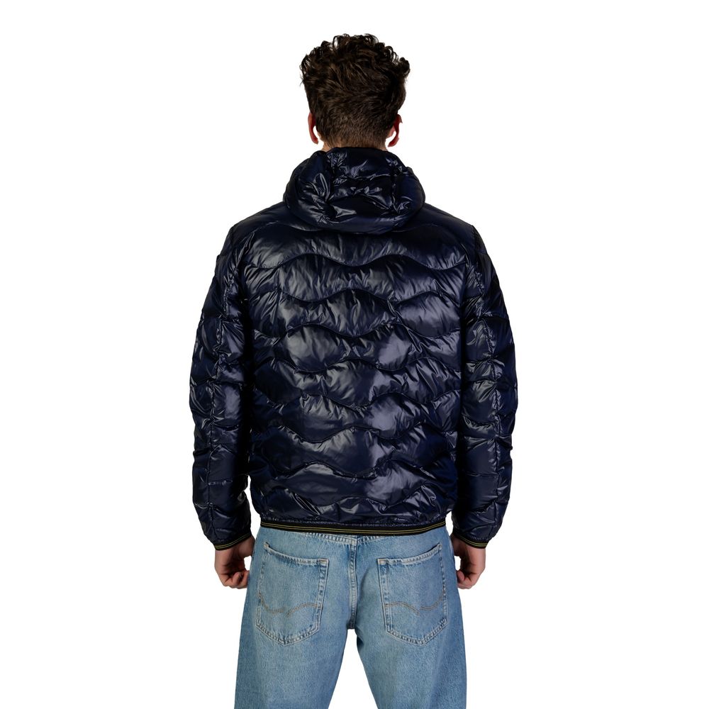 Blue Polyamide Jackets & Coat