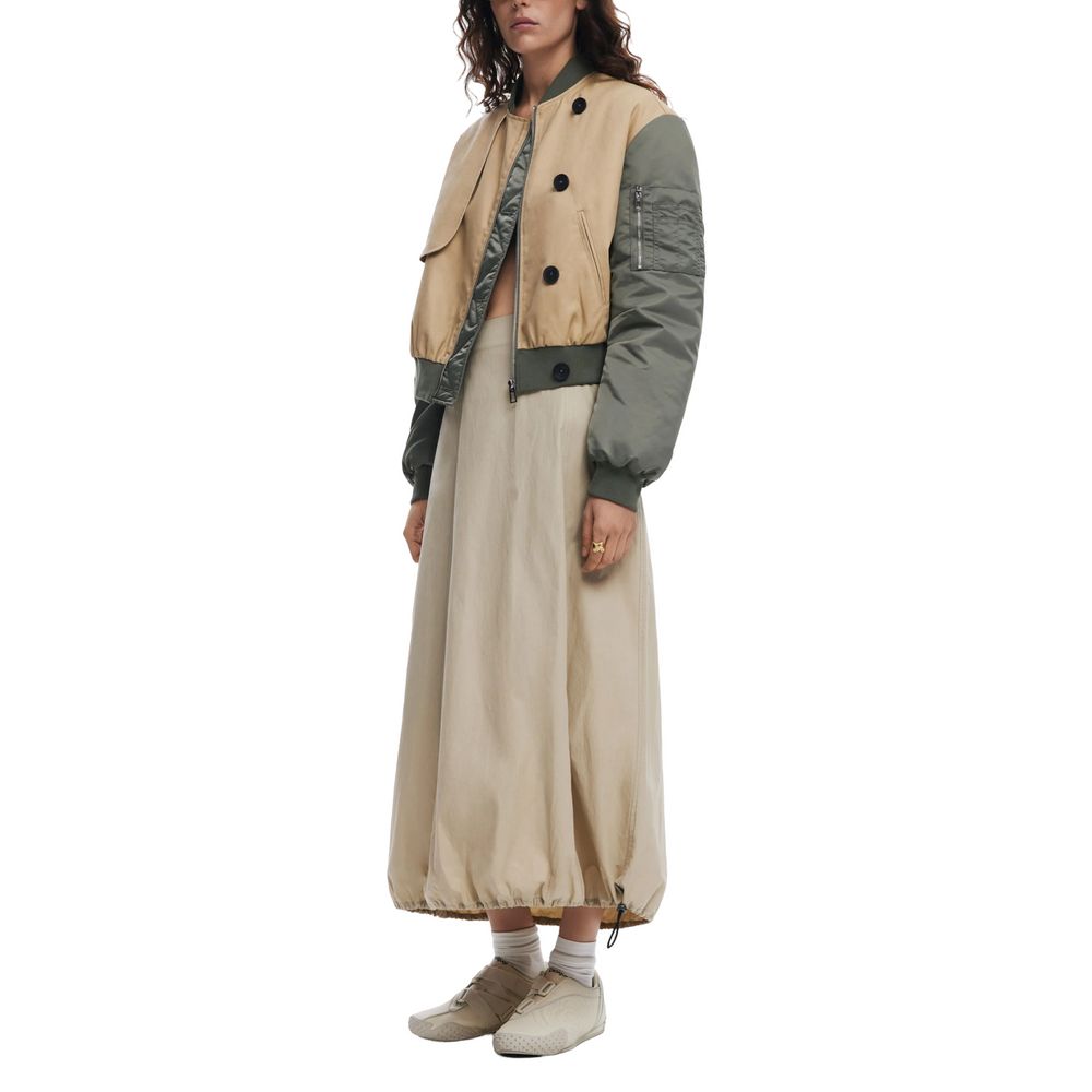 Beige Cotton Long