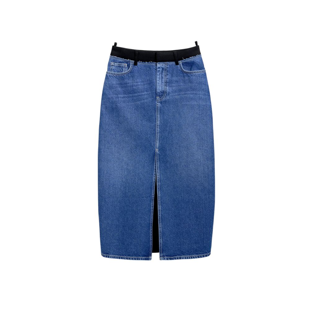 Blue Polyester Long