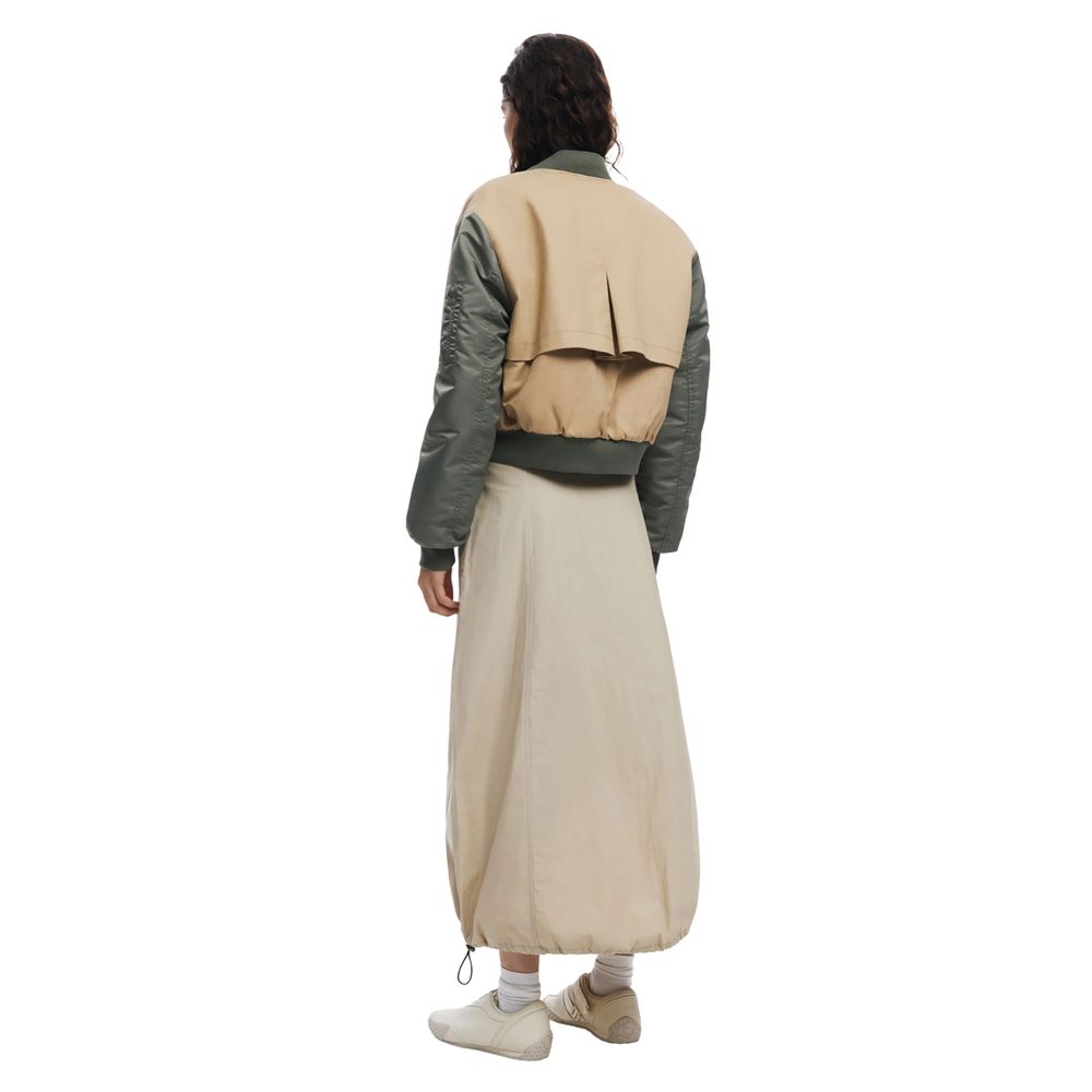 Beige Cotton Long