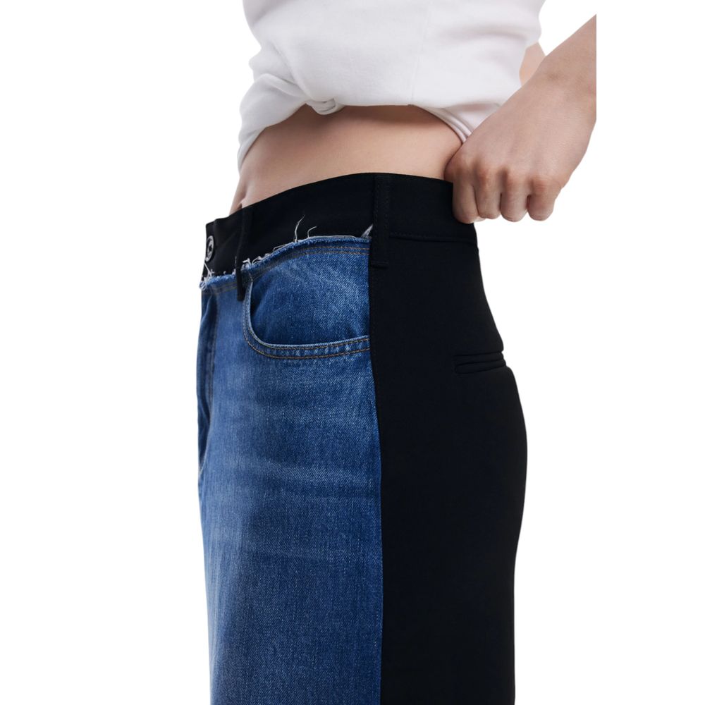 Blue Polyester Long