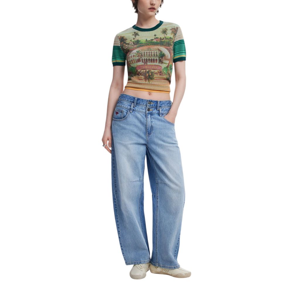 Green Viscose T-Shirt
