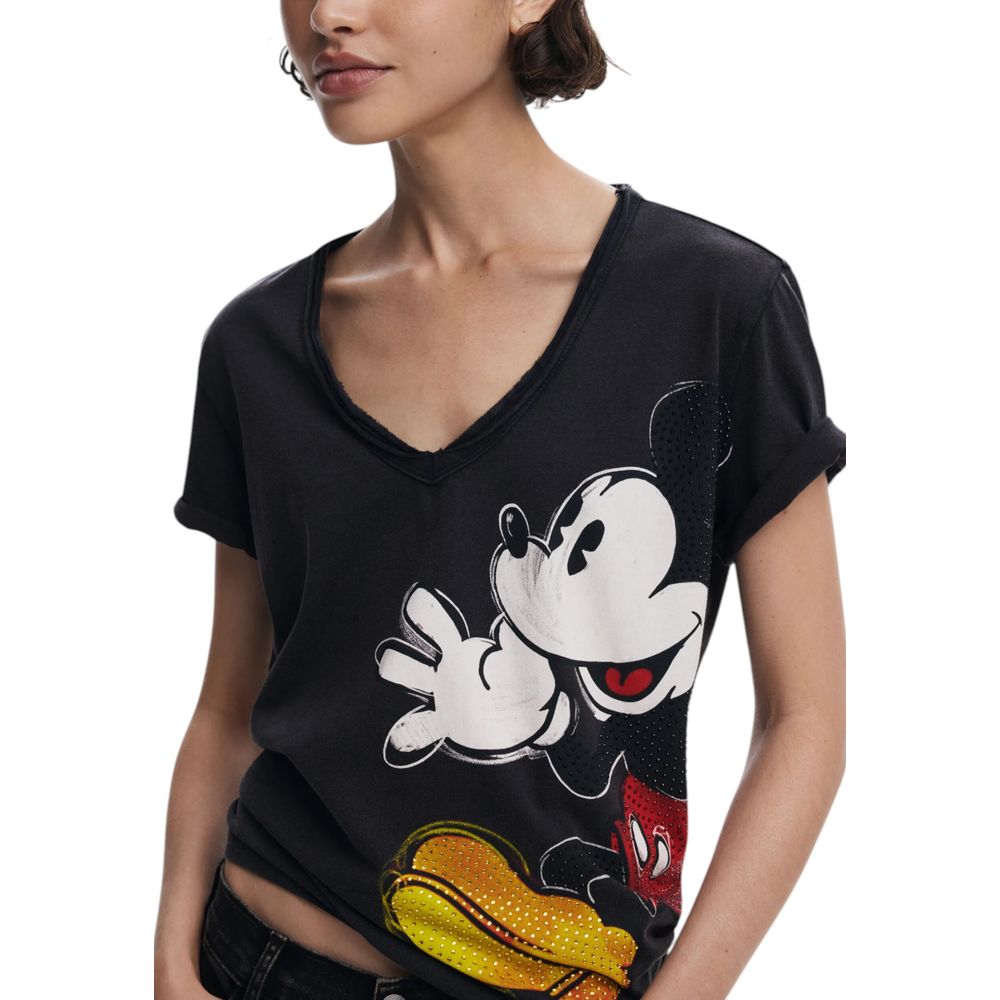 Black Cotton T-Shirt
