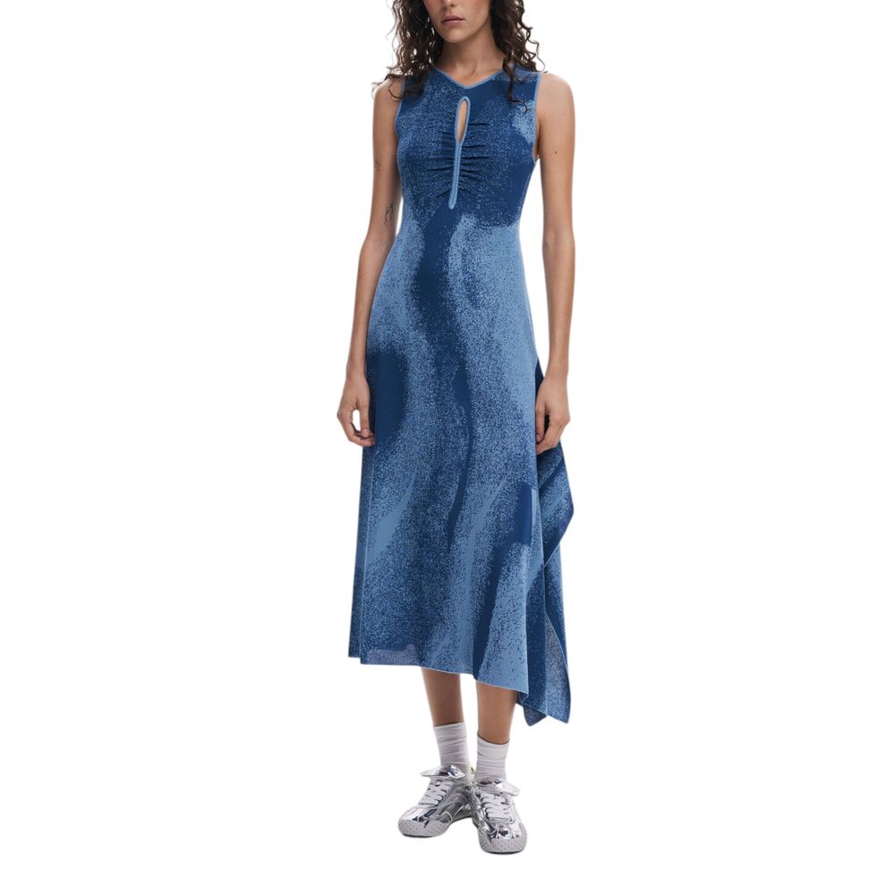 Blue Viscose Long