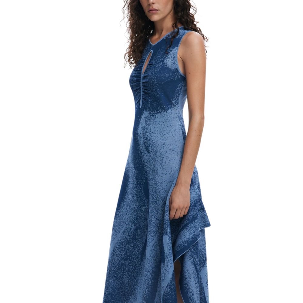 Blue Viscose Long