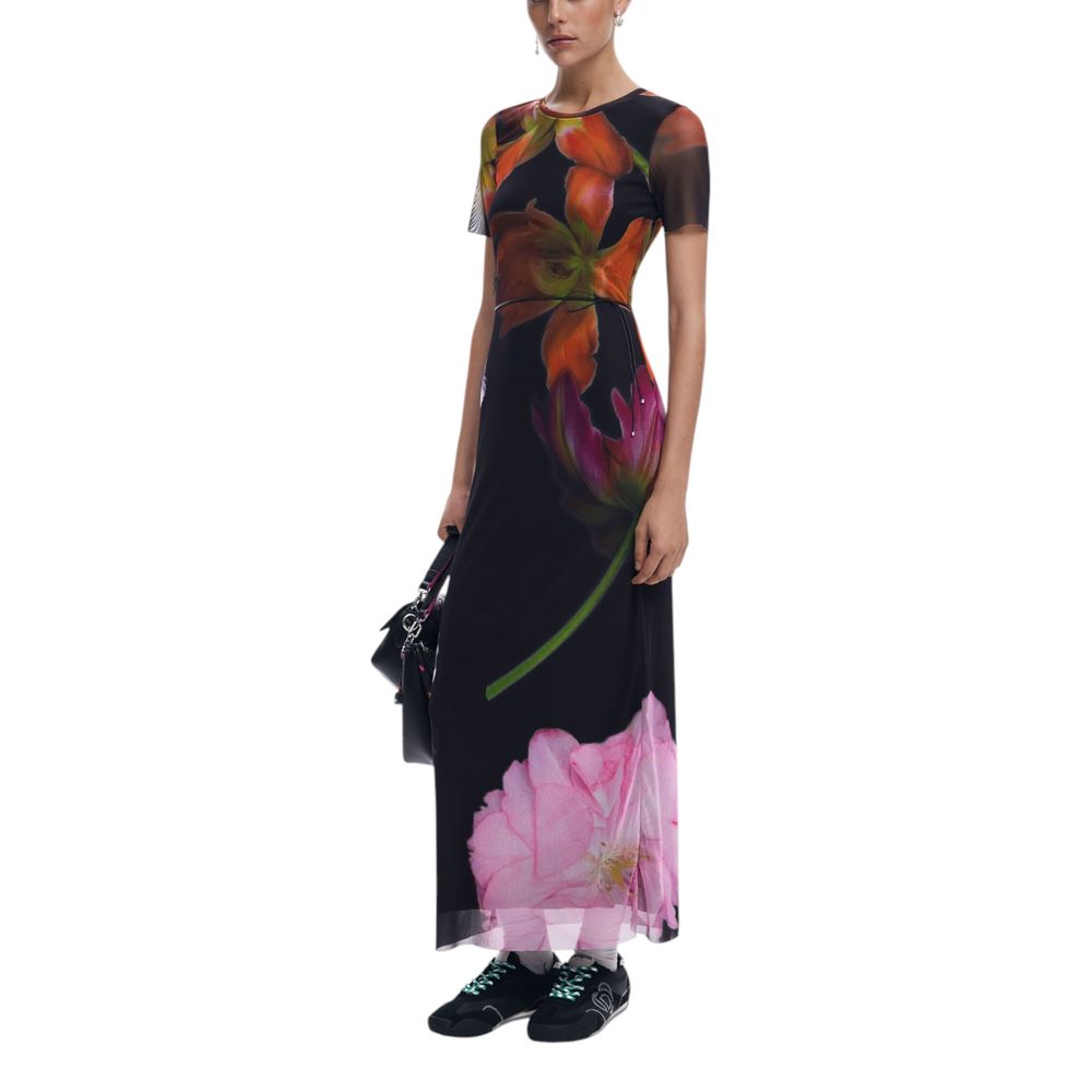 Black Viscose Long
