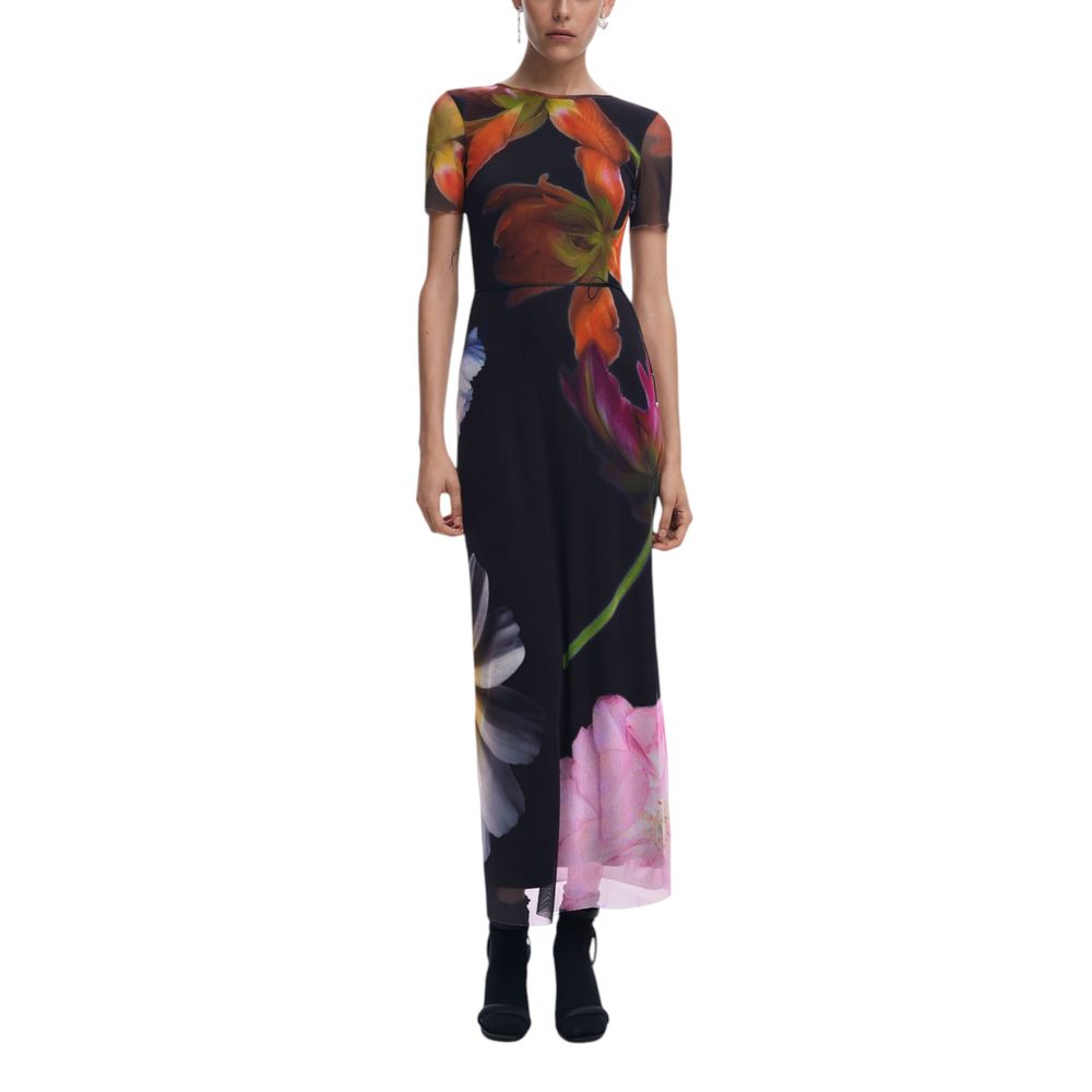 Black Viscose Long