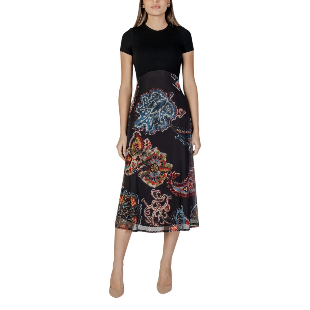 Black Viscose Long