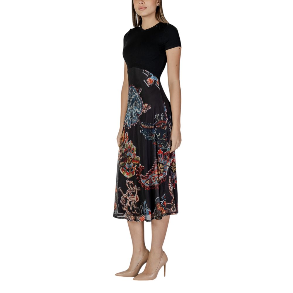 Black Viscose Long
