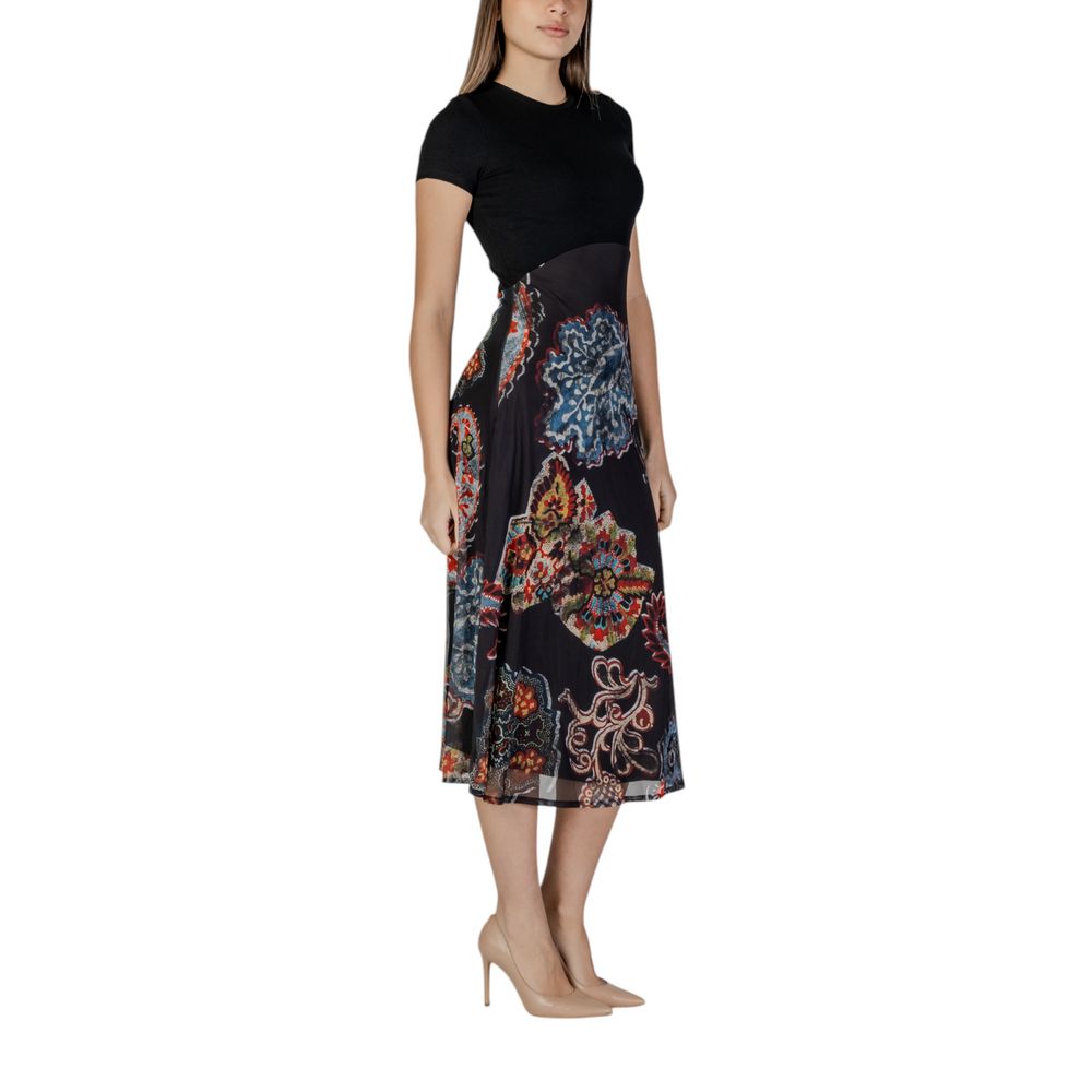 Black Viscose Long