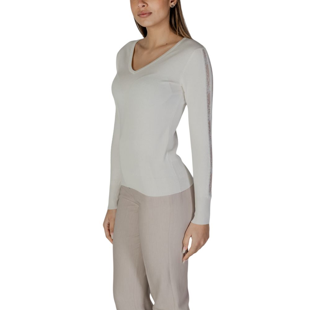 Cream Viscose Long Sleeve